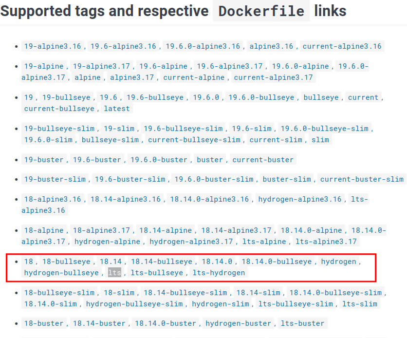 Finding an appropriate image tag is not an exact science.